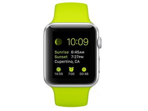 蘋果 Apple Watch Sport 智能手表 綠色38毫米表殼款產(chǎn)品圖片賞析