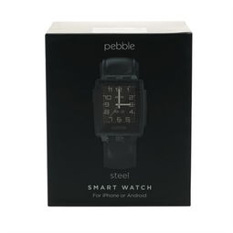 Pebblesteel 多功能智能手表 黑色經典與智能科技的融合